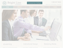 Tablet Screenshot of brightlinelearning.com